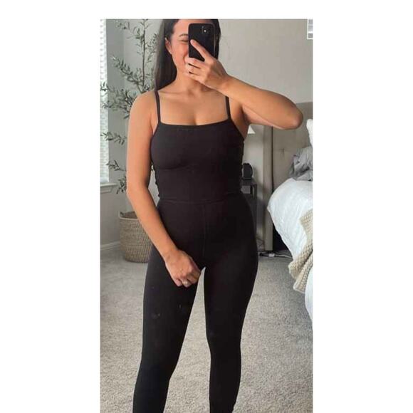 Women's Soft Active Bodysuit Size XL All In Motion Black Moisture Wicking Drying - Picture 9 of 11